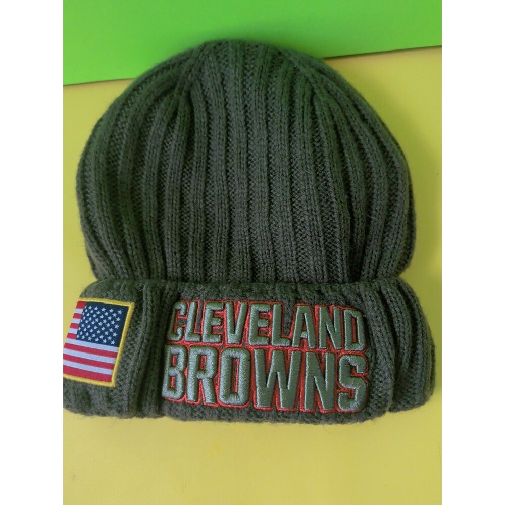 Authentic NWT New Era NFL Salute To Service Outlined Sport Knit Beanie No Pom